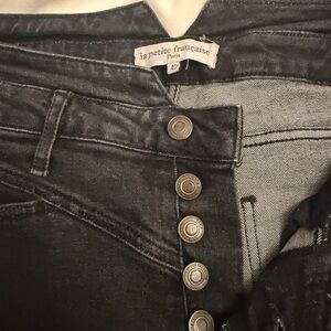 High Rise Black Jeans